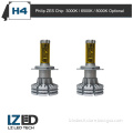 H4 9003 HB2 PHI-ZES LED Headlight Kit High Power 25w 3600lm Replace for Halogen or HID Bulbs